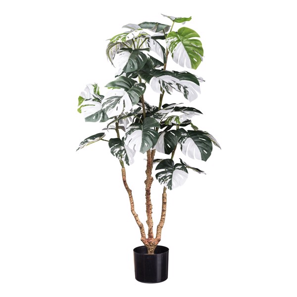 Planta artificiala Monstera Deliciosa Variegata -110 cm